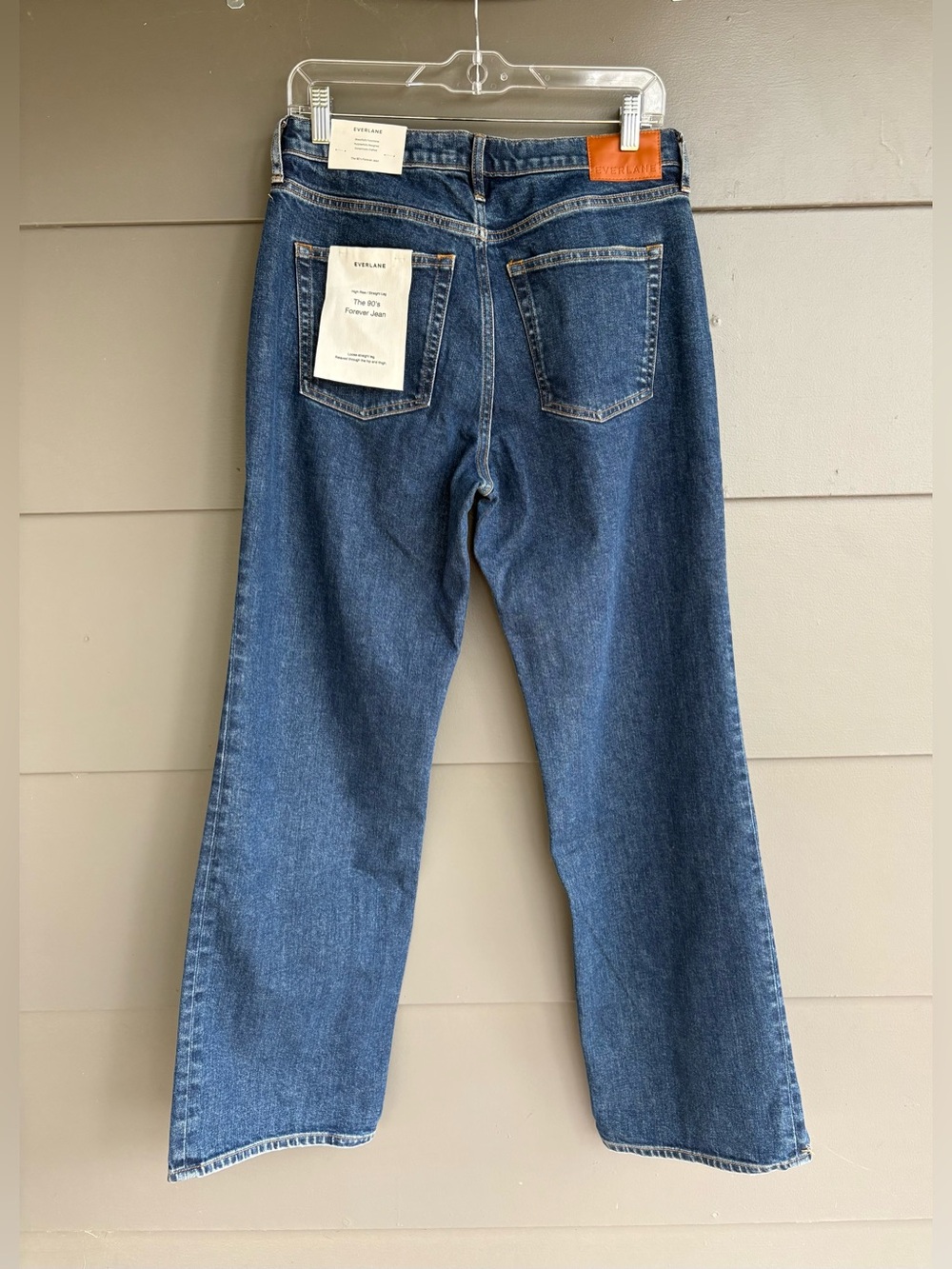Everlane The 90’s Forever Jean Dark Indigo Wash NWT - Picture 5 of 16